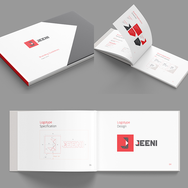 JEENI Artist Platform Branding